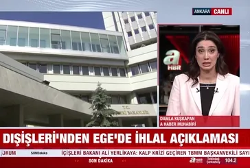 Dışişleri'nden Ege'de ihlal açıklaması!