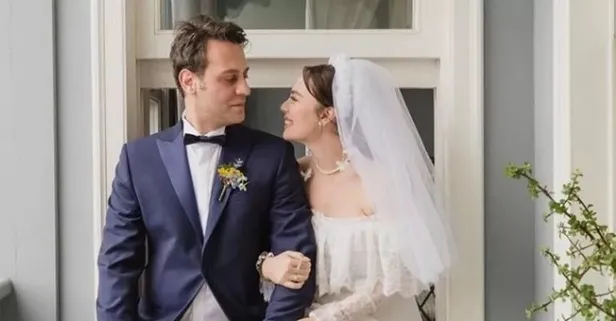 Demet Evgar dünyaevine girdi gelinliği dikkat çekti! Bakın giydiği gelinlik kiminmiş?