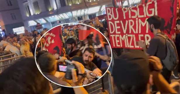 CHP'nin Beyoğlu mitinginde skandal! Darbe çağrısı yapıp polise saldırdılar