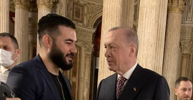 Rap sanatçısı Resul Aydemir Başkan Erdoğan ile aralarında geçen diyaloğu paylaştı: Raptiye rap rap