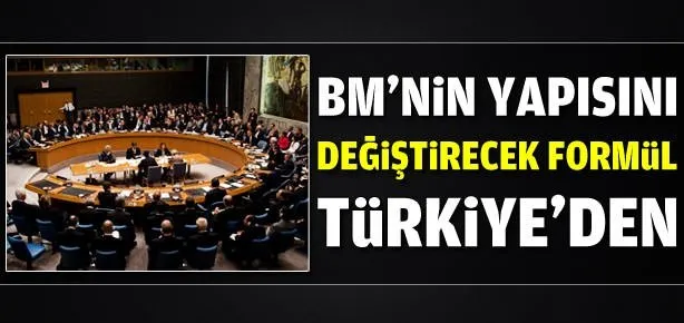 BM’nin kilidini açacak formül Türkiye’den