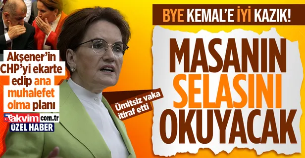 Akşener'in CHP'yi ekarte edip 'ana muhalefet olma' planı! Ümit Özdağ bu sözlerle açıkladı: Masayı dağıtıp kalkacak