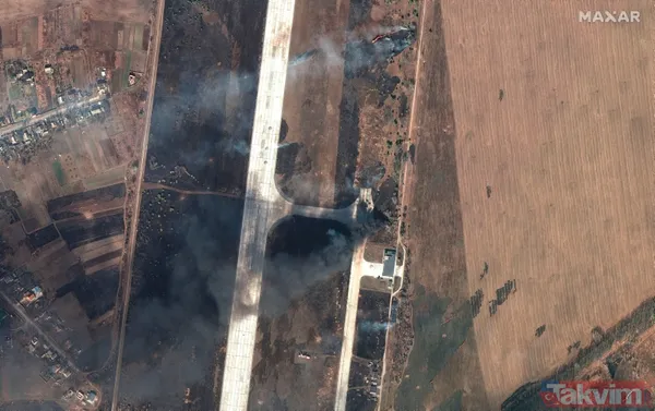 Uydu görüntüleri ortaya çıktı! 5 kilometrelik Rus askeri konvoyu Kiev'e ilerliyor - 7