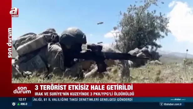 MSB: 3 terörist etkisiz hale getirildi