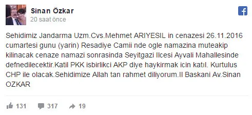 CHP'nin provokasyon mesajına suç duyurusu-1