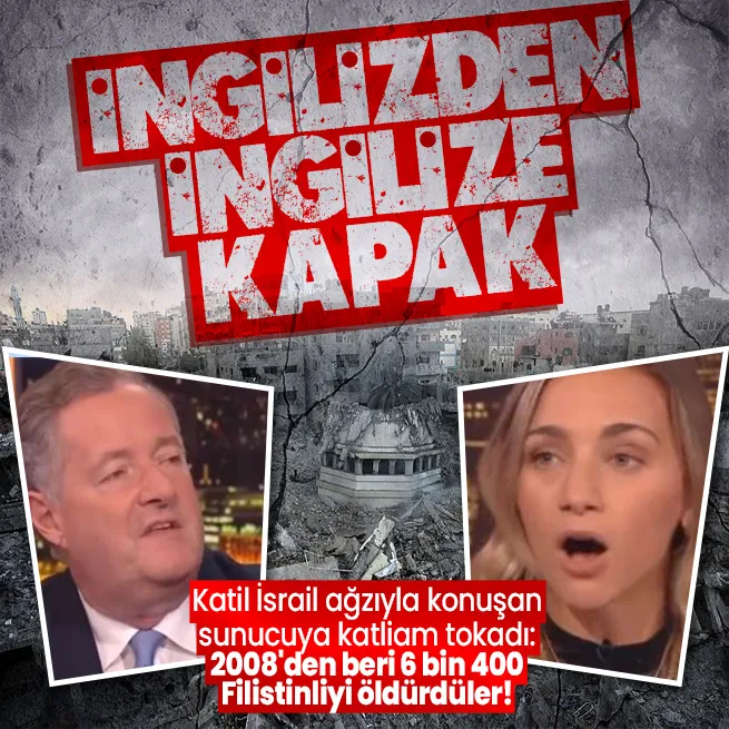 İngilizden İngilize kapak! İsrail savunuculuğuna soyunan Piers Morgana Grace Blakeleyden Filistin yanıtı!