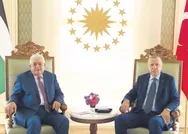 İstanbulda Filistin zirvesi! Başkan Erdoğan, Mahmud Abbas ile görüştü