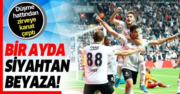 Bir ayda siyahtan beyaza! Ligde 4 hafta öncesi 16. olan Beşiktaş’a 1 ayda sihirli bir el değdi