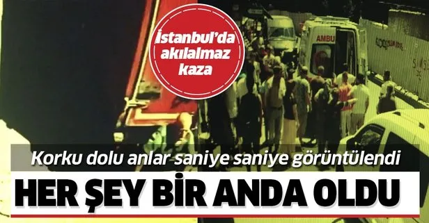 Zeytinburnu’nda geri geri gelen kamyonet yaşlı adamı ezdi! İşte o korkunç anlar
