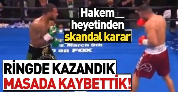 Türk boksör Avni Yıldırım ringde kazandı masada kaybetti