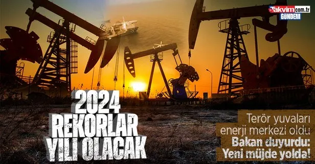 Enerji ve Tabii Kaynaklar Bakanı Alparslan Bayraktar: 2024 yılı petrolde rekorlar yılı olacak