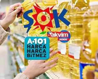 ŞOK ve A101’de Ayçiçek yağı dopingi!