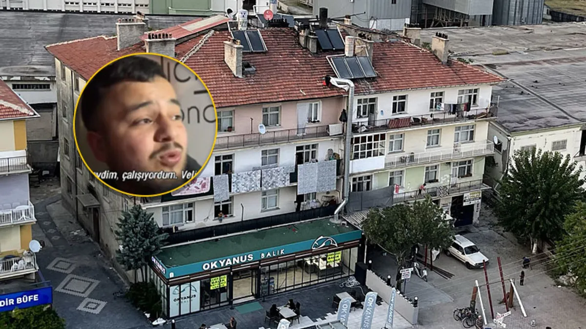 Konya’da çöken binadan sağ kurtuldu! Korku dolu anları anlattı