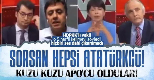 CHP’nin kanalı Halk TV’de bebek katiline övgü: HDP’li vekil ’Sayın Öcalan’ dedi! Şirin Payzın ve Emin Çapa sesini çıkarmadı