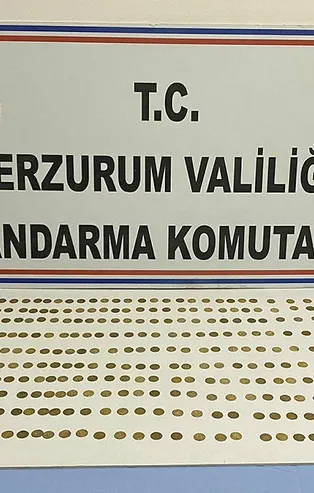 Erzurum’da 439 adet sikke ele geçirildi