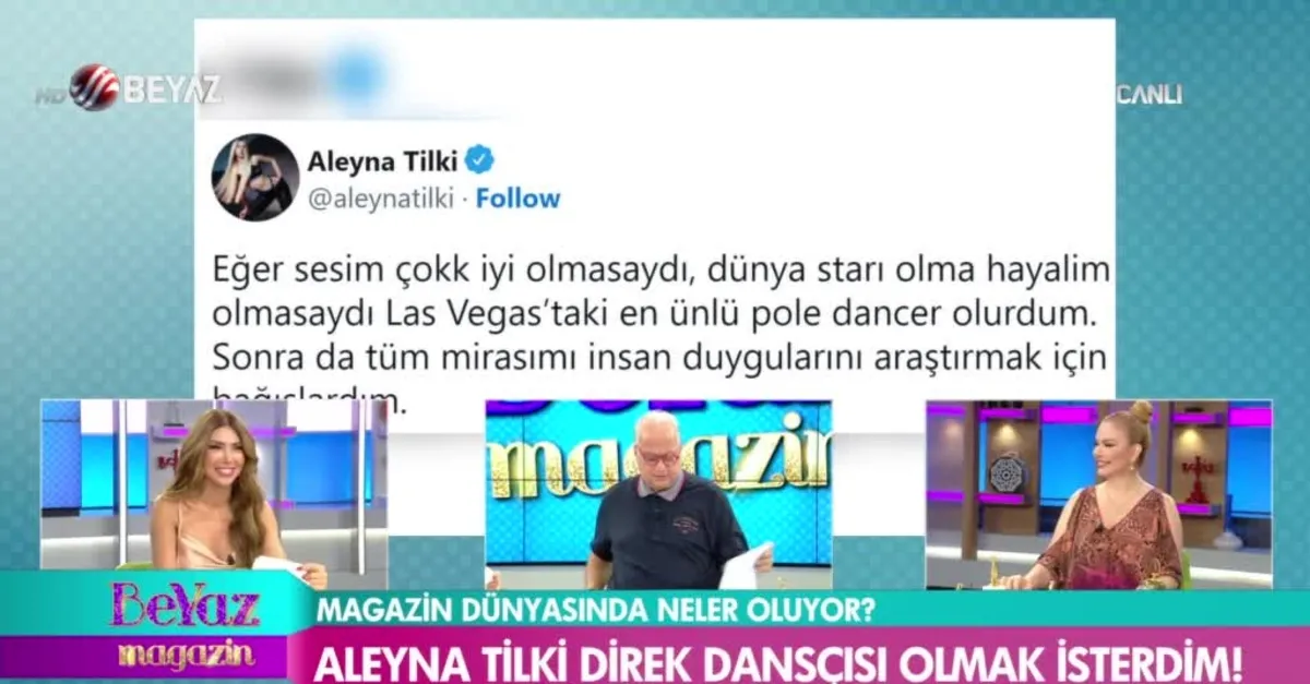 Aleyna Tilki: Direk dansçısı olmak isterdim