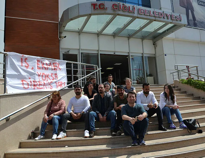 CHP’li Çiğli Belediyesi’nde işçi isyanda!