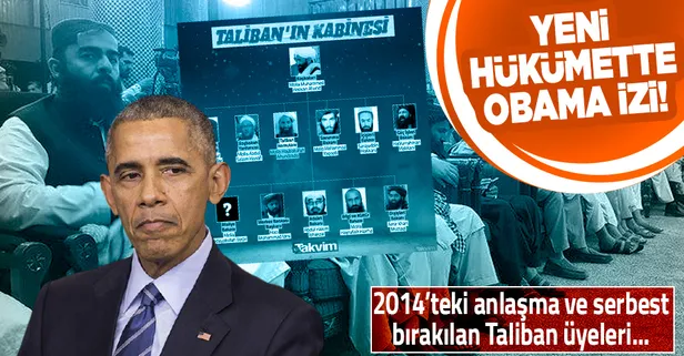 Eski ABD Başkanı Obama'nın 2014'teki takasta serbest bıraktığı 5 Taliban üyesi Afganistan'da yeni hükümette