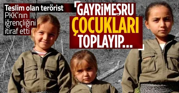 Son dakika: PKK’nın elindern kaçarak teslim olan terörist her şeyi itiraf etti: Gayrimeşru doğan çocuklar toplatılıp terörist yapılıyor