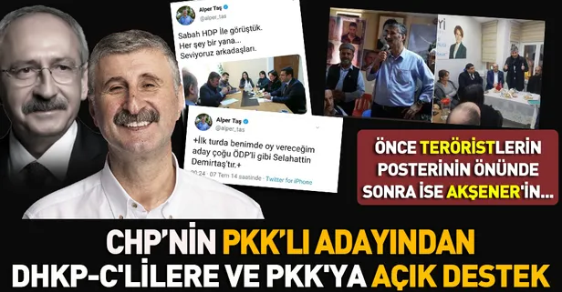 CHP'nin Beyoğlu Belediye Başkanlığı için aday gösterdiği PKK'lı Alper Taş'ın skandal tweetleri