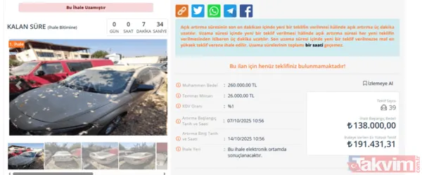 Devlet 225.000 TL ve 260.000 TL'ye otomobil satıyor - 4