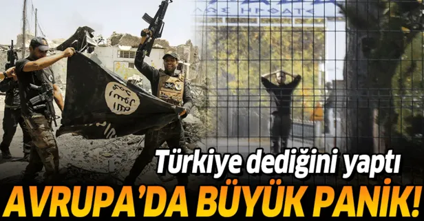 Türkiye DEAŞ’lıların iadesini başlattı! Avrupa panikte...