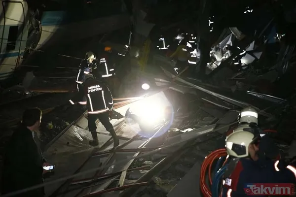 Son dakika: Ankara'da tren kazası! Yüksek Hızlı Tren ile banliyö treni çarpıştı - 13