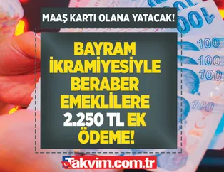 Maaş kartı TC kimlikle gidip alabilirsiniz! Bayram ikramiyesiyle birlikte 2.250 TL verilecek! Emekliler çifte bayrama hazırlansın! Her ay en az 2500 TL maaş alan...