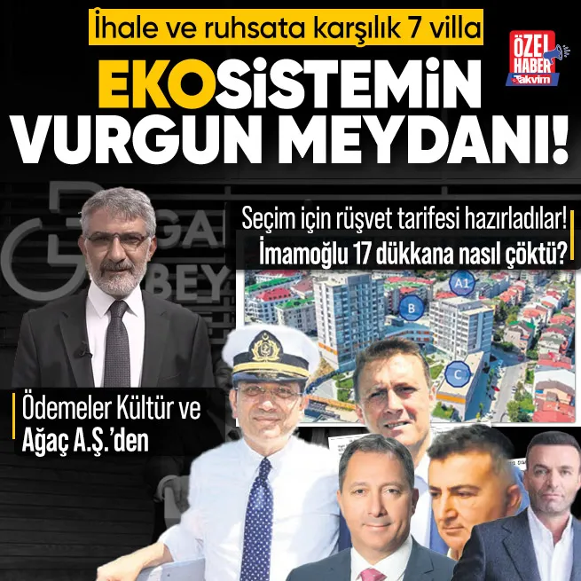 CHPli Ekrem İmamoğlunun rüşvet ve villa trafiği deşifre edildi!
