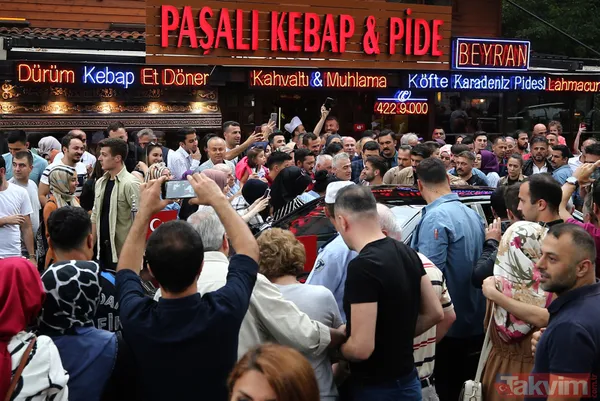 Başkan Erdoğan'a Çengelköy'de vatandaşlardan yoğun ilgi - 6