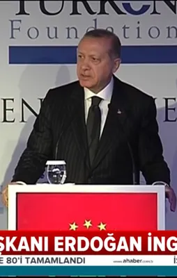 Cumhurbaşkanı Erdoğan Londra'da TURKEN Vakfı yemeğinde konuştu
