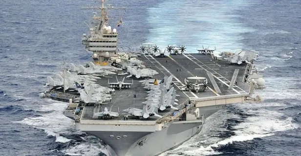 Hürmüz Boğazı'nda sıcak dakikalar! İran İHA'larından ABD gemisindeki uçuşlara önleme