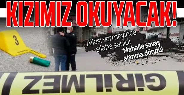 Adana’da "çocuk gelin" kavgası! Mahalle savaş alanına döndü