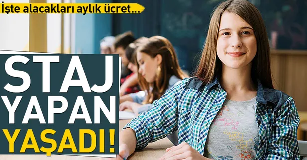 Stajyere ayda 480 TL