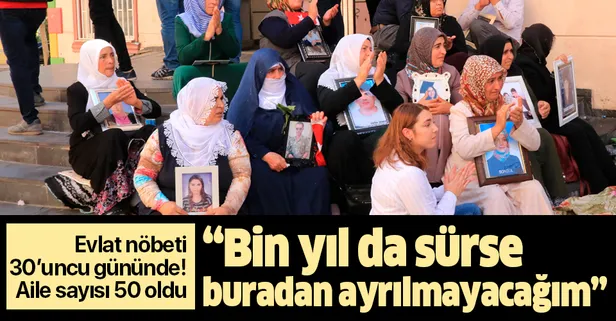 Diyarbakır annelerinin evlat nöbeti 30'uncu gününde! "Bin yıl da sürse ben buradan ayrılmayacağım"