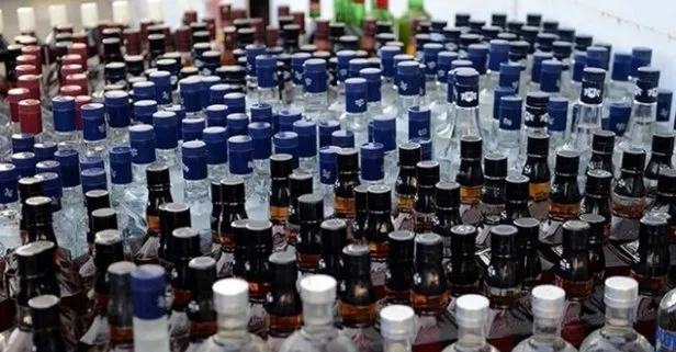 Manisa’da 55 litre etil alkol ve 51,5 litre sahte rakı ele geçirildi
