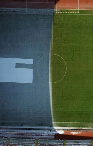 Sivasspor - Fenerbahçe maçı öncesi Sivas Yeni 4 Eylül Stadı'nda ilginç manzara