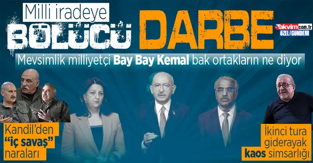 Kandil'in "iç savaş çıkartırız" tehdidi sonrası Kılıçdaroğlu'nun ittifak ortağı HDP'den 'darbe' çığırtkanlığı