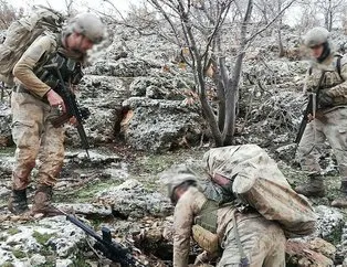 Teröristlerin inlerine şafak operasyonu