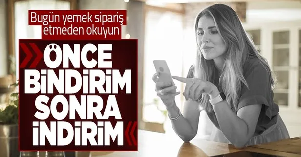 Yemek siparişinde indirim oyunu! Ticaret Bakanlığı ’dur’ dedi