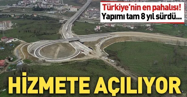 Türkiye’nin en pahalı yolu hizmete giriyor
