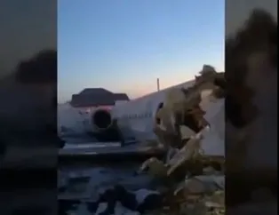 Kazakistan’da yolcu uçağı düştü!