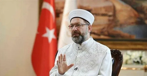 Diyanet İşleri Başkanı Ali Erbaştan İsrail'e tepki: Ey zalim bu azgınlıktan vazgeç