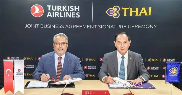 Havada iş birliği | THY ile Tayland'ın hava yolu şirketi Thai Airways arasında anlaşma imzalandı
