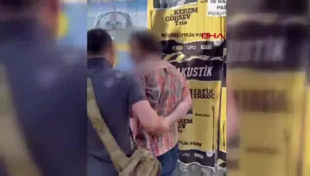 Şişli'de metro çıkışı taciz iddiası! Çığlık atarak kovaladı