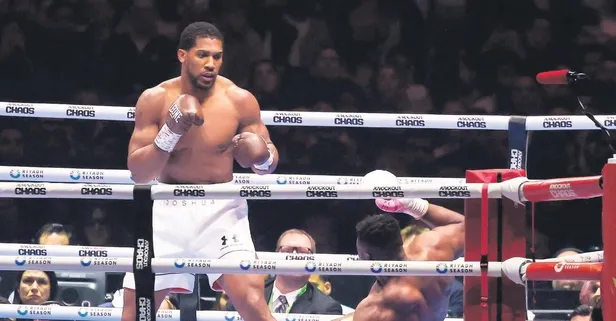 5 dakikalık dayağa 20 milyon dolar: Anthony Joshua’dan nefesleri kesen nakavt