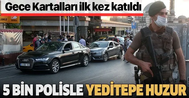 İstanbul’da 5 bin polisin katılımıyla Yeditepe Huzur uygulaması gerçekleştirildi