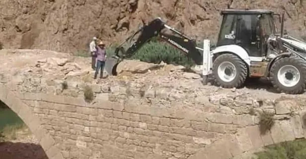 800 yıllık Kız Köprüsü'nün restorasyonunda tepki çeken görüntüler sonrası harekete geçildi!