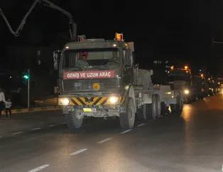 Münbiç'e obüs topları sevk edildi