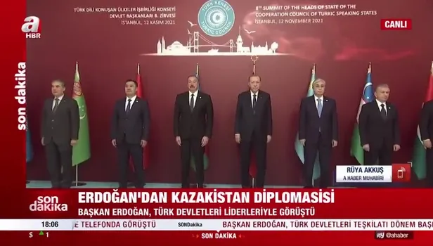 Başkan Erdoğan'dan Kazakistan diplomasisi